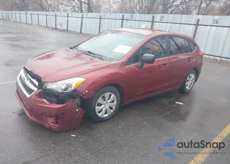 2012 Subaru Impreza 2.0I from USA, damaged, VIN JF1GPAA6XCH206053